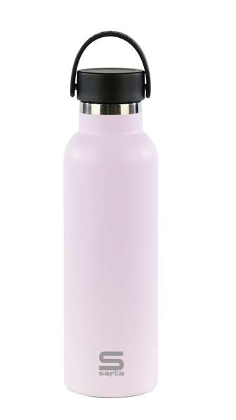 Safta Botella Termo Exterior Goma Lila 600 ml 25x7,3x7,3cm