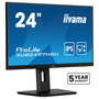 iiyama ProLite XUB2497HSU-B2 Monitor 24 Pulgadas Full HD IPS 100Hz 1ms USB-Hub Altavoces Pivot Negro