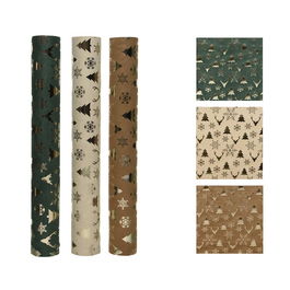 Decoris Camino de Mesa de Terciopelo Motivos Navideños 35 x 200 cm Colores Surtidos