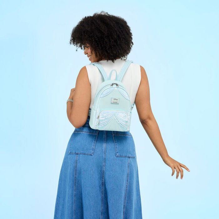 Loungefly Mochila Cenicienta Disney 26cm Adornos Piel Sintética Brillante Tirantes Ajustables