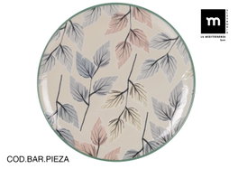 La Mediterranea Bajo Plato Tardor Monaco Brillo 32.5cm (Pack de 6)