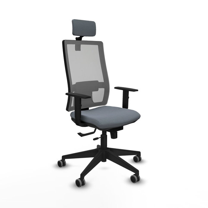 PIQUERAS Y CRESPO Silla de oficina Horna Gris con mecanismo Sincro/Traslack PIQUERAS Y CRESPO Silla de oficina Horna Gris con mecanismo Sincro/Traslack