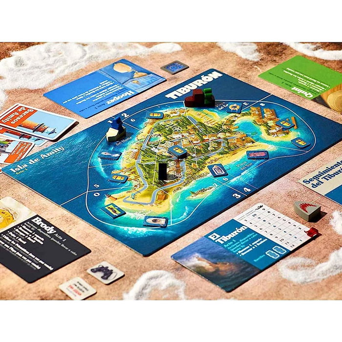 Ravensburger Juego Tiburon 26830 Ravensburger Juego de Mesa de Estrategia y Suspenso Basado en Jaws +12 Años