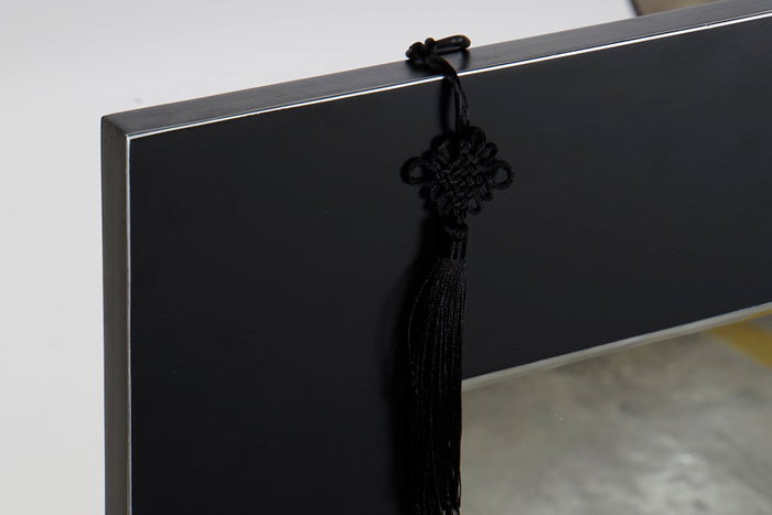 DKD Home Decor Espejo Oriental Airi Negro 70x90 cm