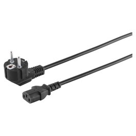 S-Impuls Cable de alimentación C13 y CEE 7/7 de 1,8 m Negro