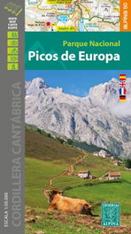 ALPINA Picos de Europa, Parque Nacional, Mapa + Carpeta Desplegable