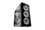 NOX Caja de PC Hummer TGX Negro ATX Torre con Vidrio Templado, Ventiladores RGB 140mm, Soporta E-ATX, Gráficas 430mm, 6 Unidades SSD, USB 3.0
