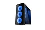 NOX Caja de PC Hummer TGX Negro ATX Torre con Vidrio Templado, Ventiladores RGB 140mm, Soporta E-ATX, Gráficas 430mm, 6 Unidades SSD, USB 3.0