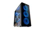 NOX Caja de PC Hummer TGX Negro ATX Torre con Vidrio Templado, Ventiladores RGB 140mm, Soporta E-ATX, Gráficas 430mm, 6 Unidades SSD, USB 3.0