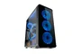 NOX Caja de PC Hummer TGX Negro ATX Torre con Vidrio Templado, Ventiladores RGB 140mm, Soporta E-ATX, Gráficas 430mm, 6 Unidades SSD, USB 3.0
