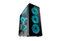 NOX Caja de PC Hummer TGX Negro ATX Torre con Vidrio Templado, Ventiladores RGB 140mm, Soporta E-ATX, Gráficas 430mm, 6 Unidades SSD, USB 3.0