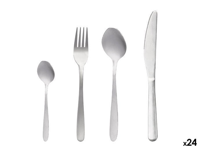 KINVARA Set de 24 piezas de cubiertos de acero inoxidable KINVARA Set de 24 piezas de cubiertos de acero inoxidable