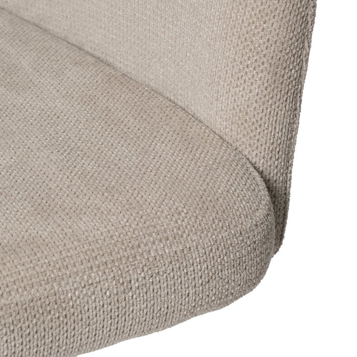 Ixia Silla Giratoria Beige Tejido-Metal Ixia Silla Giratoria Beige Tejido-Metal