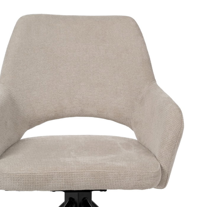 Ixia Silla Giratoria Beige Tejido-Metal Ixia Silla Giratoria Beige Tejido-Metal