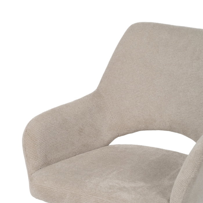Ixia Silla Giratoria Beige Tejido-Metal Ixia Silla Giratoria Beige Tejido-Metal