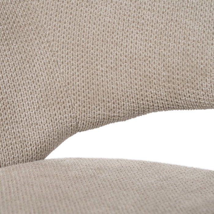 Ixia Silla Giratoria Beige Tejido-Metal Ixia Silla Giratoria Beige Tejido-Metal