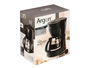 Argon Cafetera Vaso Filtro 12 Tazas 750W 1.2L Negro y Transparente 16x29x23cm (Set de 6)