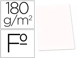 Gio Subcarpeta de archivo, cartulina blanca folio 215x315 mm, 180 g/m², certificado Blue Angel