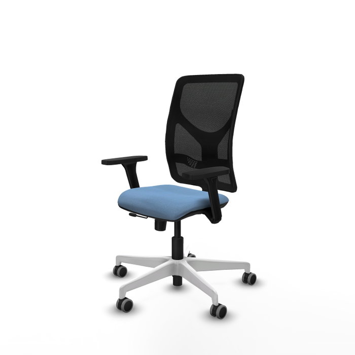 PIQUERAS Y CRESPO Silla de oficina Motilla con mecanismo Sincro/Traslack, Azul cielo y Negro PIQUERAS Y CRESPO Silla de oficina Motilla con mecanismo Sincro/Traslack, Azul cielo y Negro