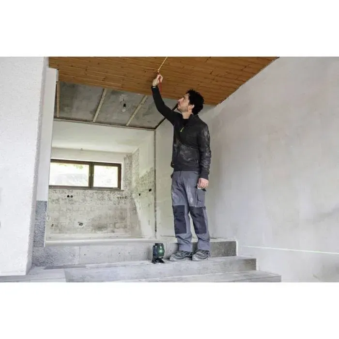 Bosch GCL 12V-50-22 CG Láser combinado de doble potencia (hasta 50 m) con soporte RM20, 4 baterías y estuche