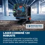 Bosch GCL 12V-50-22 CG Láser combinado de doble potencia (hasta 50 m) con soporte RM20, 4 baterías y estuche