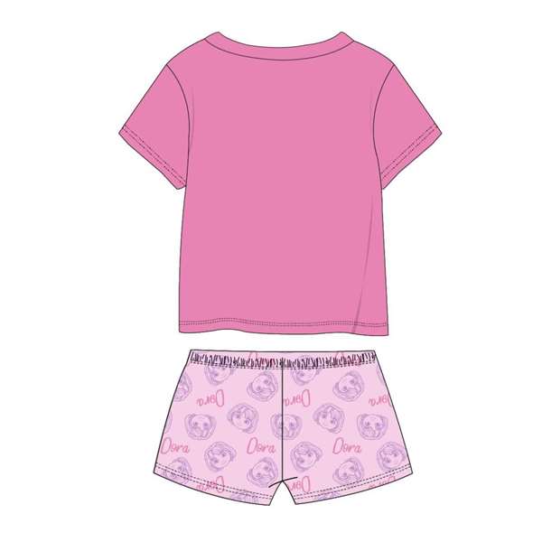 Cerdá Pijama Corto Single Jersey Dora La Exploradora, 6 Años, Pink Cerdá Pijama Corto Single Jersey Dora La Exploradora, 6 Años, Pink