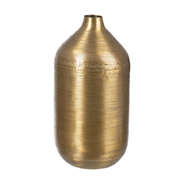 Ixia Jarrón Oro Viejo de Metal 21,60 x 21,60 x 47,60 cm Ixia Jarrón Oro Viejo de Metal 21,60 x 21,60 x 47,60 cm