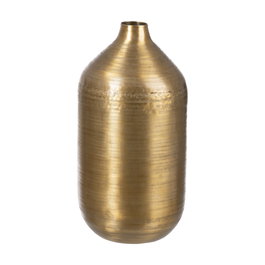 Jarrón Oro Viejo Metal Decoración 21,60 X 21,60 X 47,60 cm