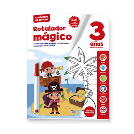 EDITORIAL IMAGILAND, Cuaderno de Repaso 3 Años - Rotulador Mágico