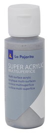 LA PAJARITA Pintura Acrílica Plata A-50 (Set de 6 de 60 ml) de Bote