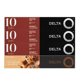 CÁpsula delta combo qualidus + caramelo para cafeteras delta caja de 40
