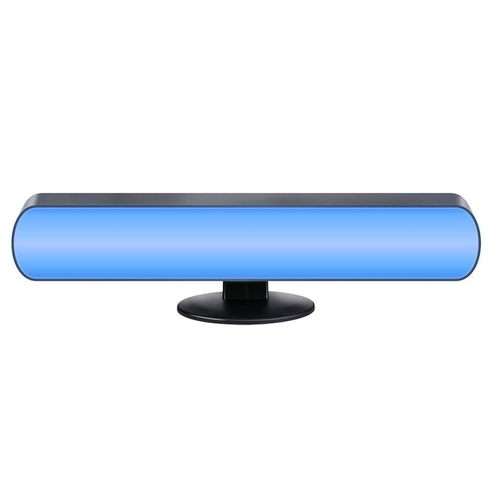 Grundig Lámpara LED de Sobremesa RGB 16 Colores con Control Remoto, Blanco Frío, 14 LEDs, USB, 24.5x3.5x4 cm