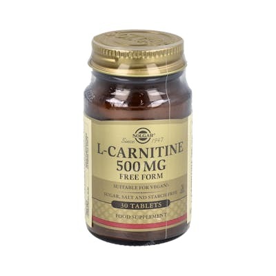 SOLGAR L-Carnitina 500 mg 30 comprimidos SOLGAR L-Carnitina 500 mg 30 comprimidos