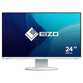 EIZO FlexScan EV2400R-WT Monitor IPS de 23.8" Full HD 16:9 Blanco, 5 ms, HDMI, DisplayPort, USB Hub, Ajuste Ergonómico