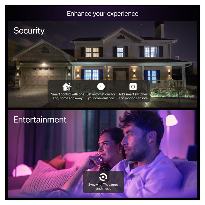 Philips Hue Essential A60 Luz Blanca y de Color E27 Philips Hue Essential A60 Luz Blanca y de Color E27