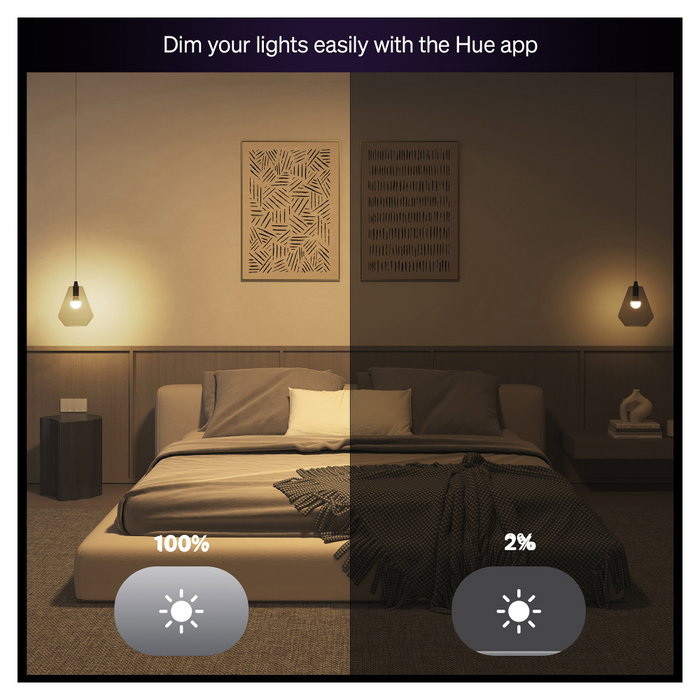 Philips Hue Essential A60 Luz Blanca y de Color E27 Philips Hue Essential A60 Luz Blanca y de Color E27