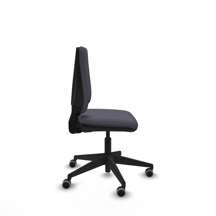 PIQUERAS Y CRESPO Silla de oficina Elche Gris oscuro sin brazos PIQUERAS Y CRESPO Silla de oficina Elche Gris oscuro sin brazos