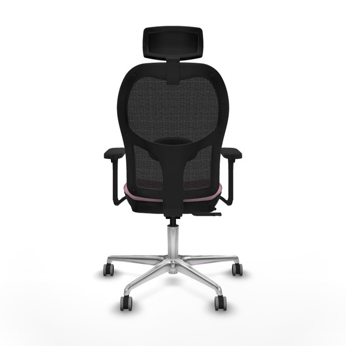 PIQUERAS Y CRESPO Silla de oficina Jorquera Rosa y Negro