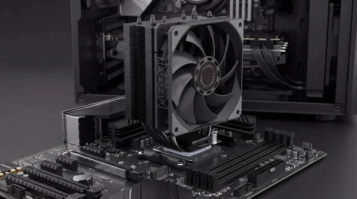 Coolbox H6 Black Disipador CPU 240W TDP Negro