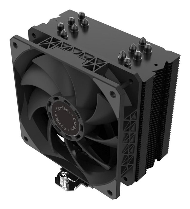 Coolbox H6 Black Disipador de CPU 240W TDP Negro