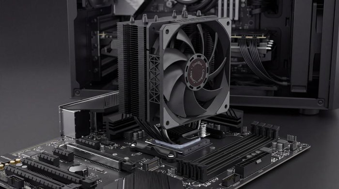 Coolbox H6 Black Disipador de CPU 240W TDP Negro