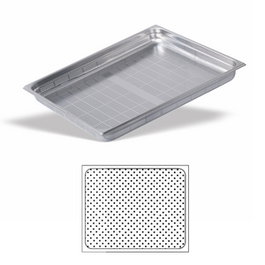 Vollrath Pujadas Cubeta GN Perforada 2/1 de Acero Inoxidable 18/10