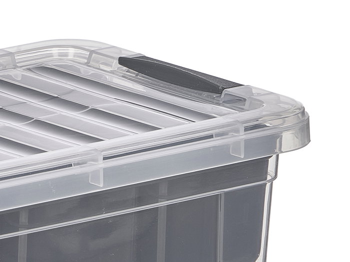 KIPIT Caja Organizadora Antracita 5 Huecos 1,2L