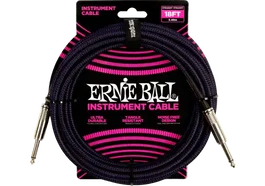 Ernieball Cable EB Instrumento Jack-Jack Ss 5,5 M Negro / Púrpura