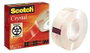 Scotch Cinta Adhesiva Supertransparente Crystal 600, 19mm x 33m (Set de 12)