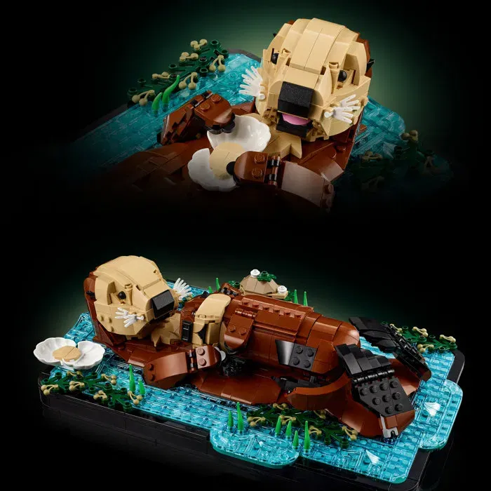 Lego Ideas 21366 Nutrias de Peluche - Set de Construcción para Adultos - Modelo Animal de Juguete