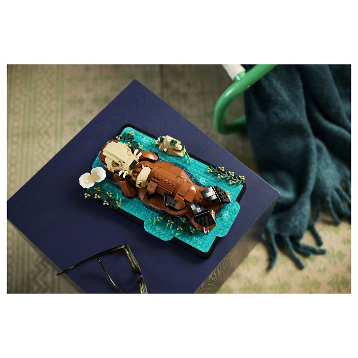 LEGO Ideas Nutrias Marinas a Flote 21366, Modelo de Animales para Adultos