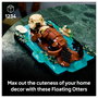 LEGO Ideas Nutrias Marinas a Flote 21366, Modelo de Animales para Adultos