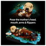 LEGO Ideas Nutrias Marinas a Flote 21366, Modelo de Animales para Adultos
