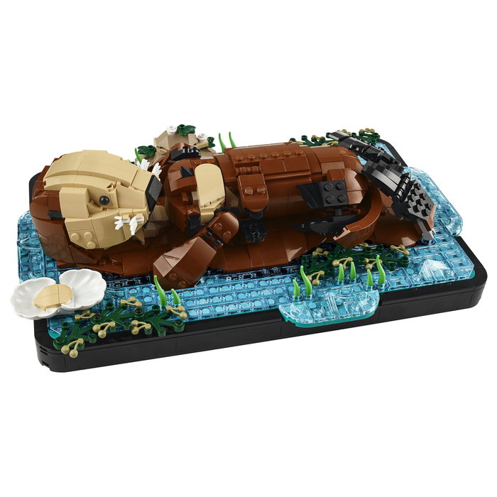 LEGO Ideas Nutrias Marinas a Flote 21366, Modelo de Animales para Adultos